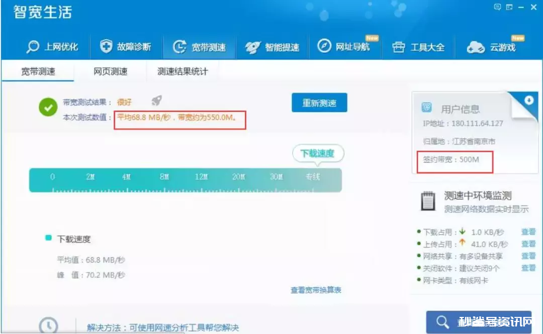 宽带测速软件那个好_宽带测速软件推荐_宽带测速软件好用不